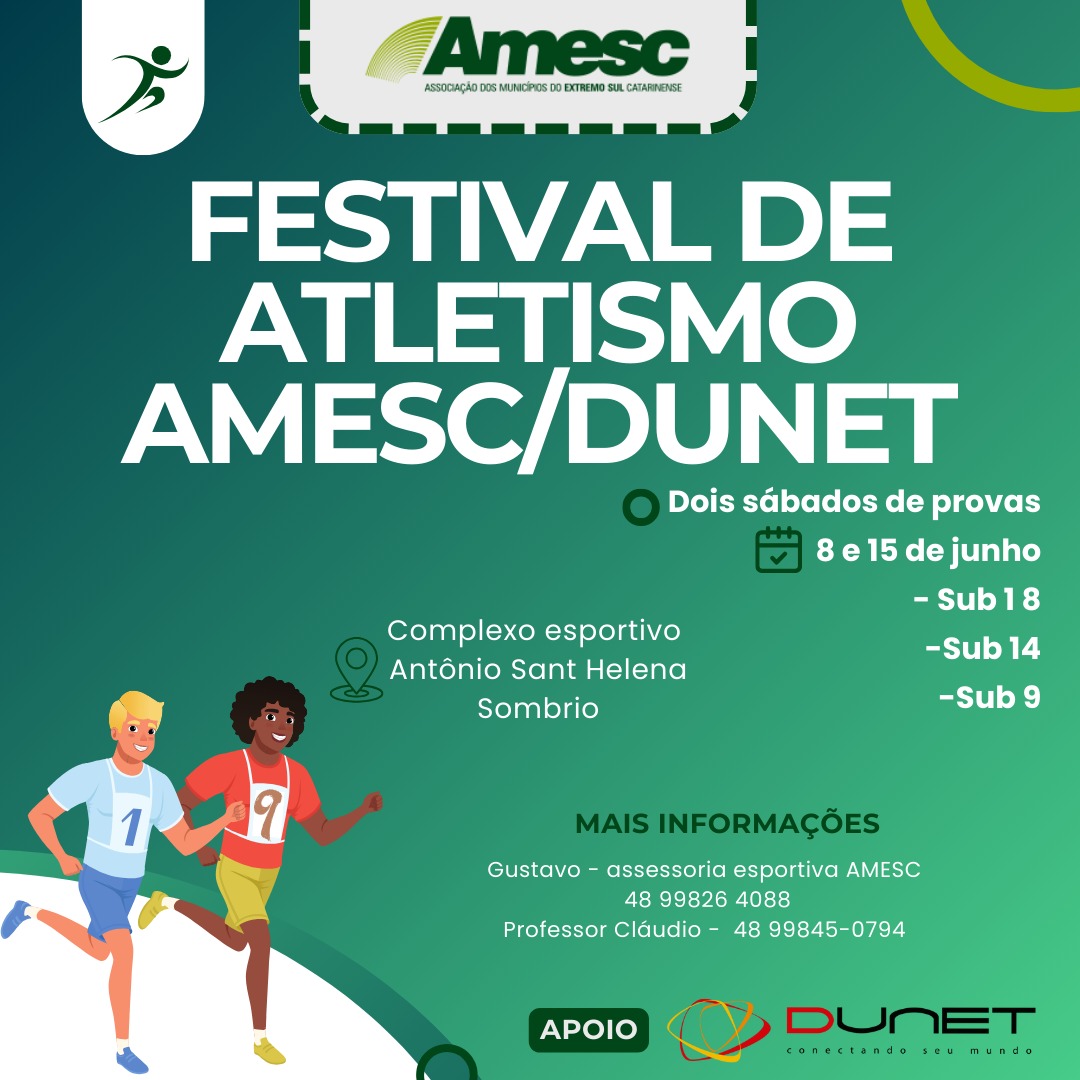 You are currently viewing AMESC terá Festival de Atletismo